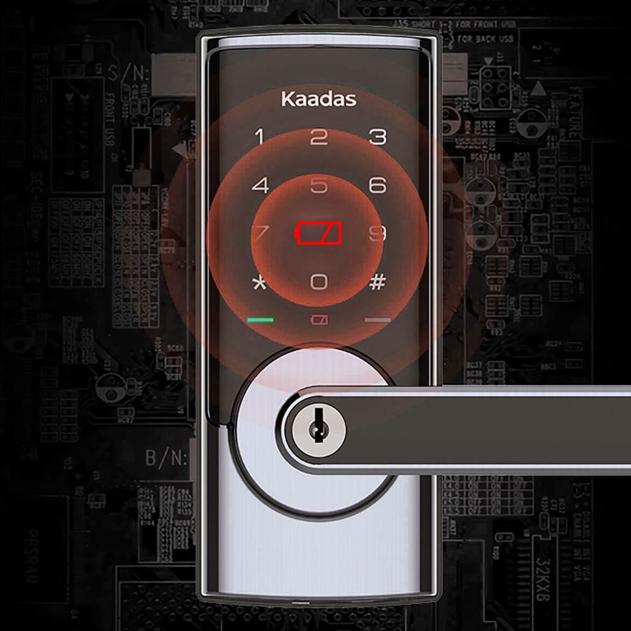 Khoá cửa điện tử Kaadas RX-D 6 Thông tin Pin, nguồn điện sử dụng