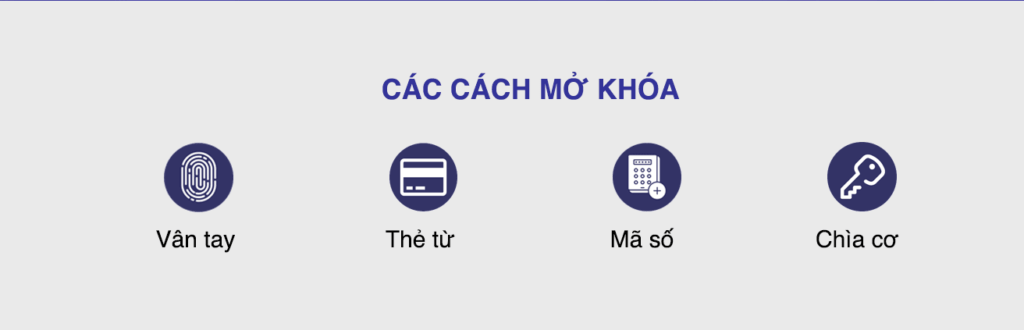 Khoá cửa mã số - Vân tay PHGLock FP8193 3 Khoá cửa PHGLock FP-8193 trang bị 4 phương thức mở khoá