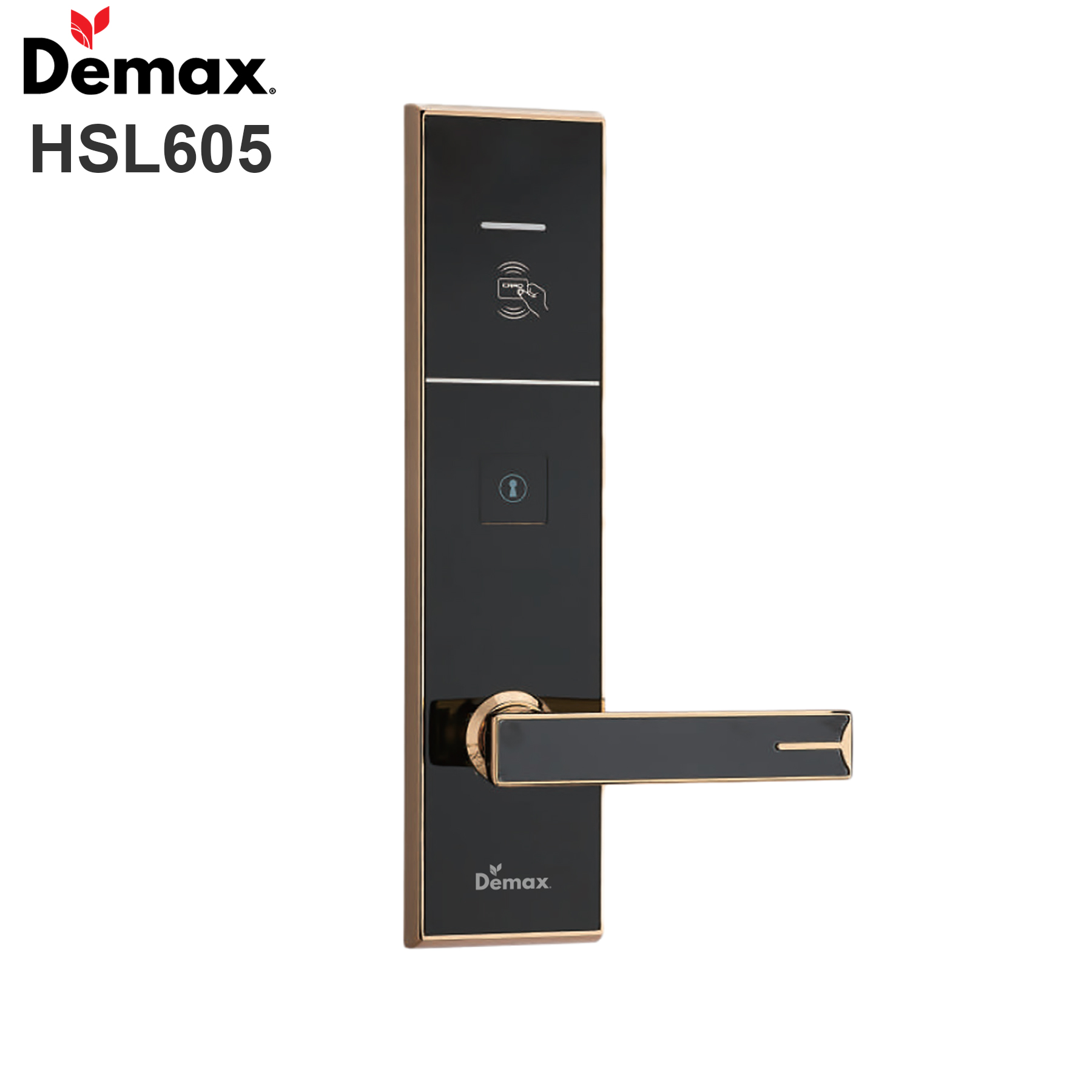 Khoá cửa khách sạn Demax HSL605 1 khoa cua khach san demax hsl605 2
