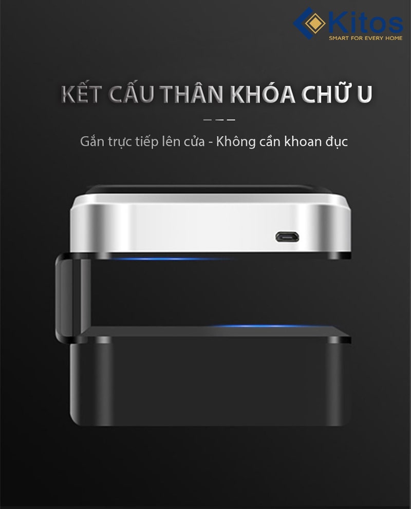 5. Kitos GL50 sở hữu bộ chốt khóa tự động 100% thông minh.