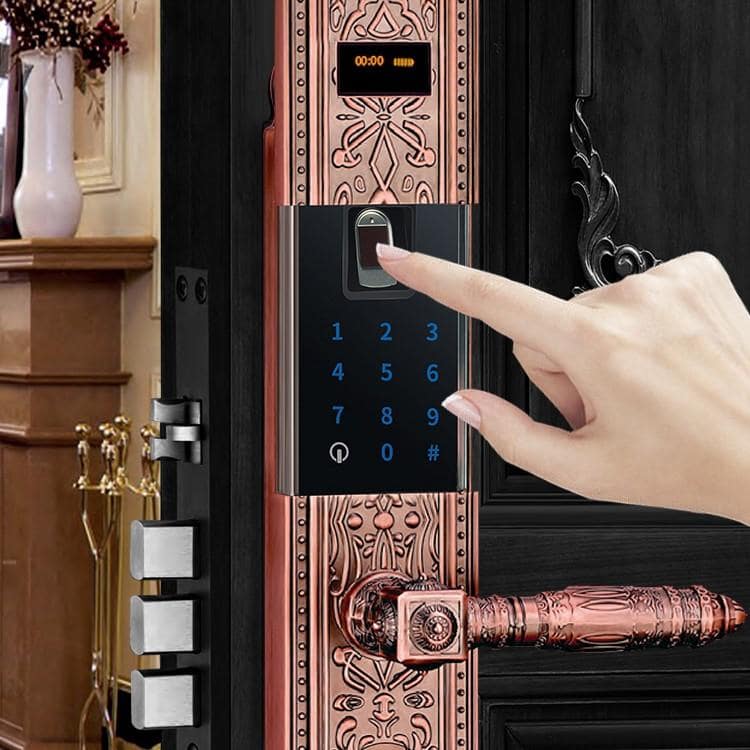 Khoá cửa vân tay cổ điển 5A DK6000 10 Lắp đặt khoá cửa phù hợp cho nhiều kiến trúc nhà