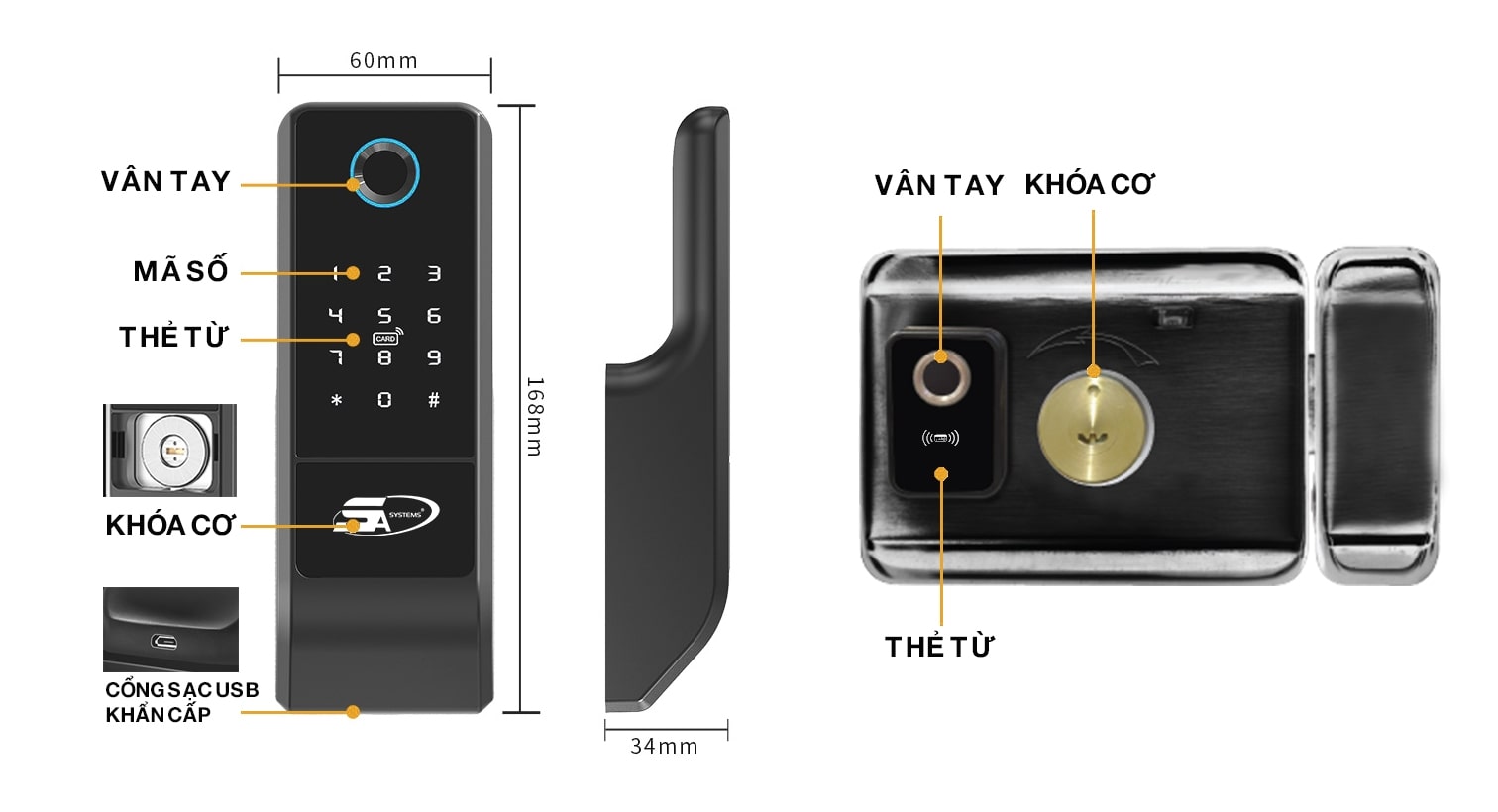 Công nghệ nhận dạng vân tay siêu nhanh siêu nhạy, bảo mật cao