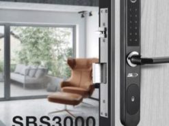 4. khoá cửa điện tử 5A SBS3000 có thiết kế sang trọng, hiện đại