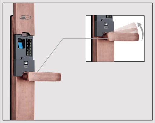Khóa cửa điện tử 5asystem 5A SK06 - Vân tay, mã số, thẻ từ 10 Thông tin Pin, nguồn điện sử dụng
