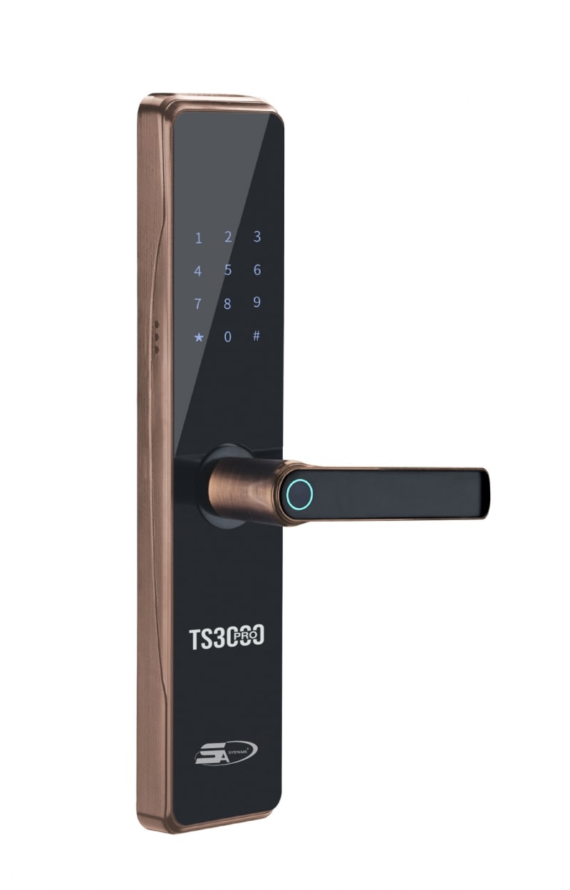 Khoá cửa điện tử 5A TS3000 PRO có thiết kế hiện đại, tính thẩm mỹ cao