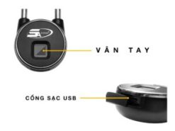 Thiết kế sang trọng, độ bền cao trên khoá điện tử 5A Z80