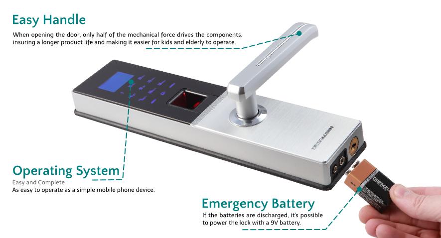 3. Ưu điểm khóa cửa cao cấp Dessmann G810