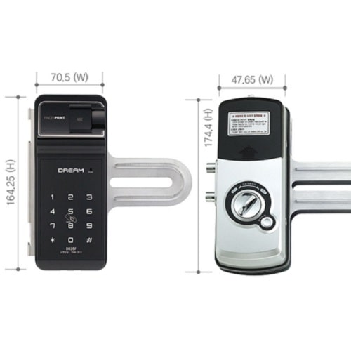 1. Khoá điện tử Evernet LH600FG-SN với 3 phương thức mở khoá tiện lợi