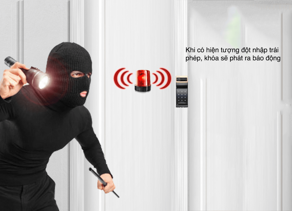 Chuông báo động trên khoá điện tử Gateman F50 FH