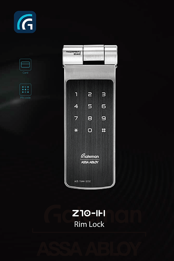 Khóa cửa vân tay Gateman Z10-IH 2 1. Khóa cửa vân tay Gateman Z10-IH có kiểu dáng sang trọng, màn hình cảm ứng linh hoạt