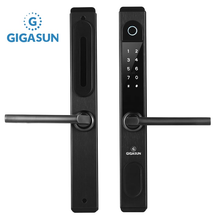 Khoá cửa nhôm Gigasun A02B - Vân tay, mã số, thẻ từ, App 5 2. Kiểu dáng hiện đại, độ bền và tính thẩm mỹ cao