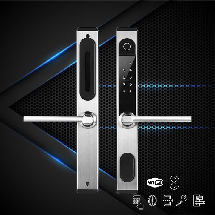 Khóa vân tay cửa nhôm Gigasun A02S