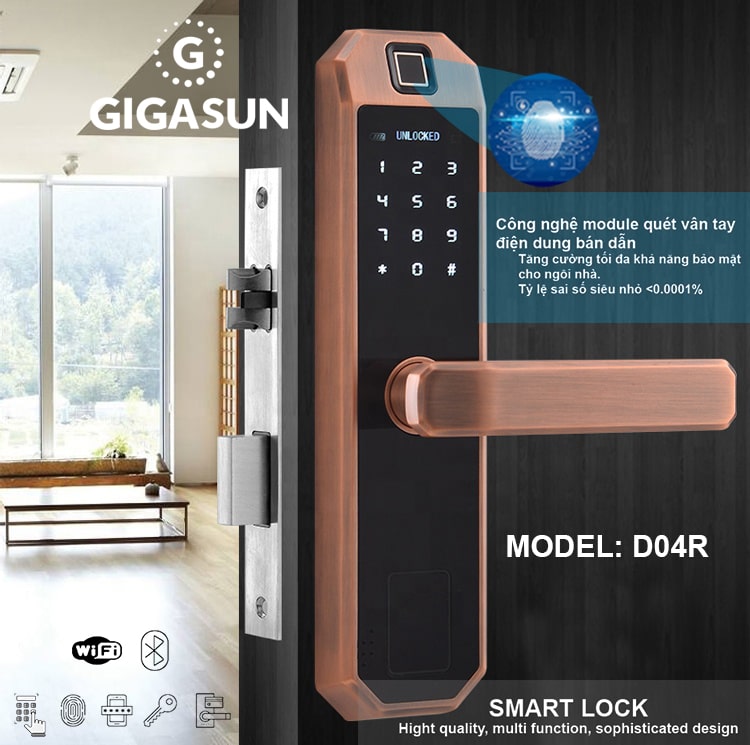 Công nghệ vân tay sinh trắc học FPC công nghệ Châu Âu với độ nhạy cao