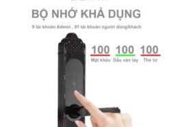 2. Khoá điện tử Gigasun X3B sở hữu 5 phương thức mở khoá