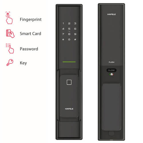 1. Lắp đặt khoá cửa điện tử Hafele PP8100 phù hợp nhiều kiến trúc nhà