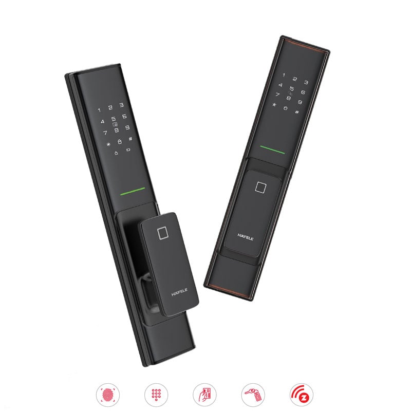 3. Khoá vân tay Hafele PP8100 sở hữu kiểu dáng sang trọng, hiện đại, thẩm mỹ