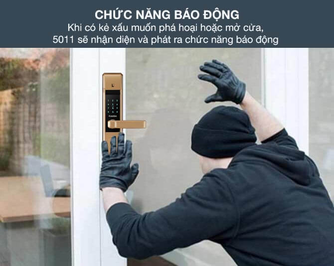 8. Các đặc điểm nổi bật trên khoá cửa thông minh Kaadas-5011