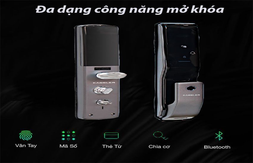 Đa dạng các phương thức mở khoá tiện dụng