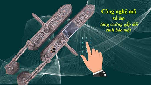 Đặc điểm nổi bật trên khoá vân tay tân cổ KL 989