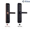 Khoá cửa vân tay Kitos KT-A10 Plus - Mã số, thẻ từ, Wifi điều khiển từ xa