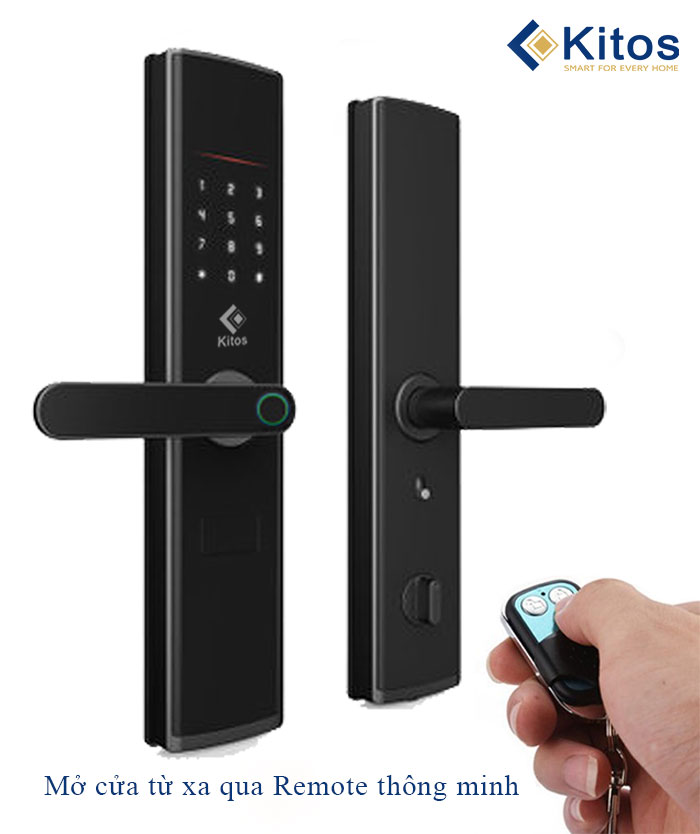Khoá cửa vân tay Kitos KT-A30R 4 Đa dạng phương thức mở khoá