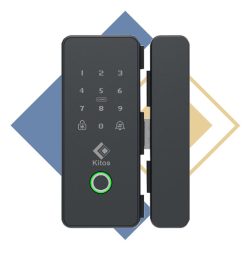 Khóa cửa kính Kitos KT-GL22 - Vân tay, mã số, thẻ từ