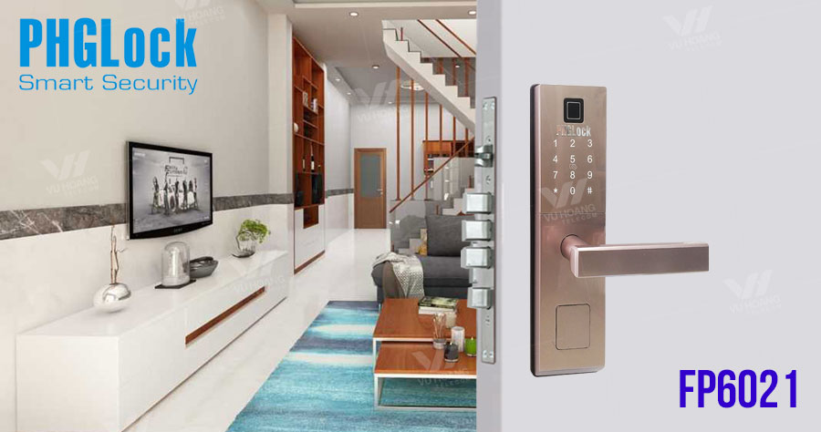Khoá cửa vân tay - Khoá điện tử PHGLock FP6011 5 Chức năng khoá cửa thông minh trên khoá vân tay PHGLock FP6011