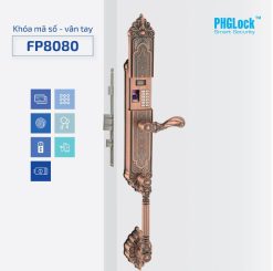 Khoá cửa vân tay - cửa điện tử PHGLock FP8080