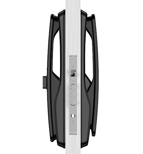 3. Lắp đặt khoá cửa Philips-DDL702E thuận tiện trên bề mặt cửa gỗ, cửa nhôm