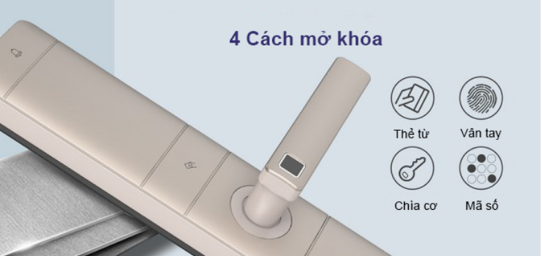 Khóa điện tử Siemens C320 phương pháp mở khóa thông minh