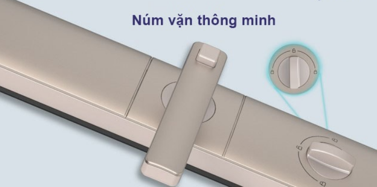 Khóa cửa Siemens C320 có thiết kế nút khóa trong thông minh
