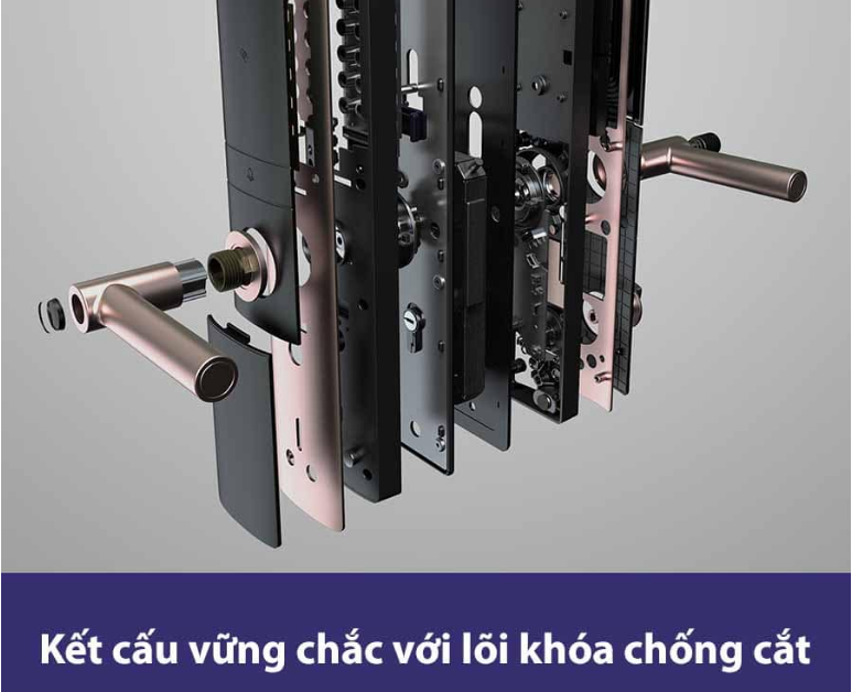 Khóa vân tay Siemens C321 thiế kế với bộ vi xử lý MCU kép
