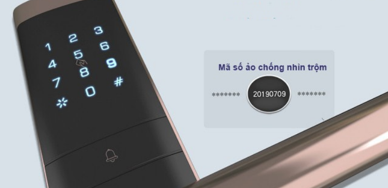 Khóa thông minh Siemens C320 sở hữu công nghệ mật số ảo