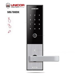 Khóa cửa vân tay Unicor M6700BK