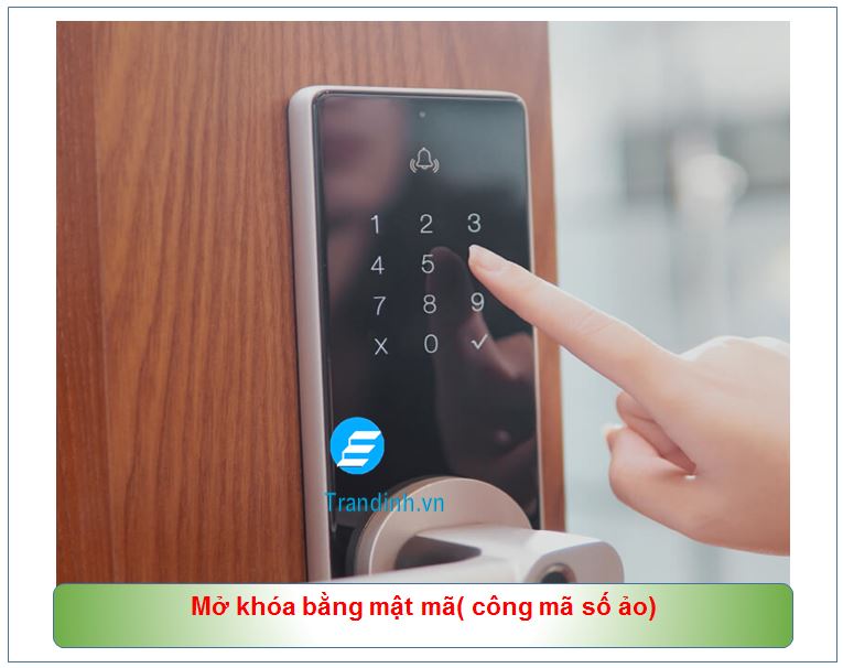 Mở khóa bằng mật mã  ( công nghệ mã số ảo )
