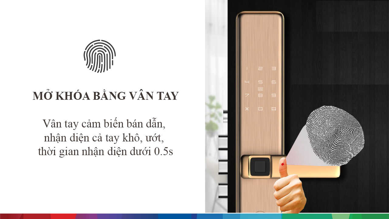 3. Khoá thông minh Bosch ID30 trang bị nhiều cách mở cửa khác nhau