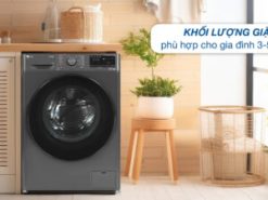 Khối lượng giặt Máy giặt LG AI DD Inverter 9 kg FV1409S4M