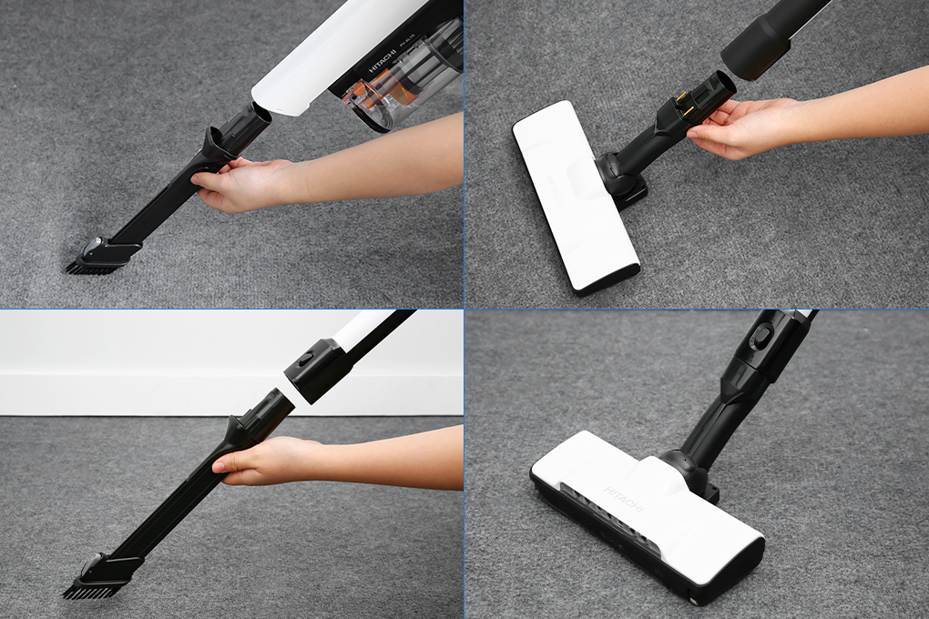 Máy hút bụi không dây Hitachi PV-XL1K WH - Đầu hút