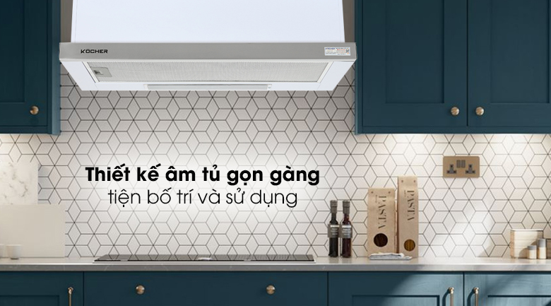 Máy hút mùi âm tủ Kocher K-6270 (70cm) 8 3. Thiết kế âm tủ sang trọng