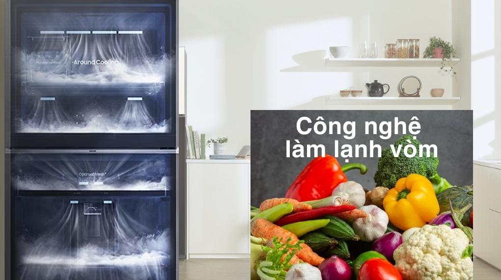 Làm lạnh vòm Tủ lạnh Samsung Inverter 382 lít RT38CB6784C3SV Làm lạnh vòm Tủ lạnh Samsung Inverter 382 lít RT38CB6784C3SV