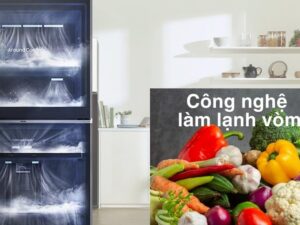 Làm lạnh vòm Tủ lạnh Samsung Inverter 382 lít RT38CB6784C3SV