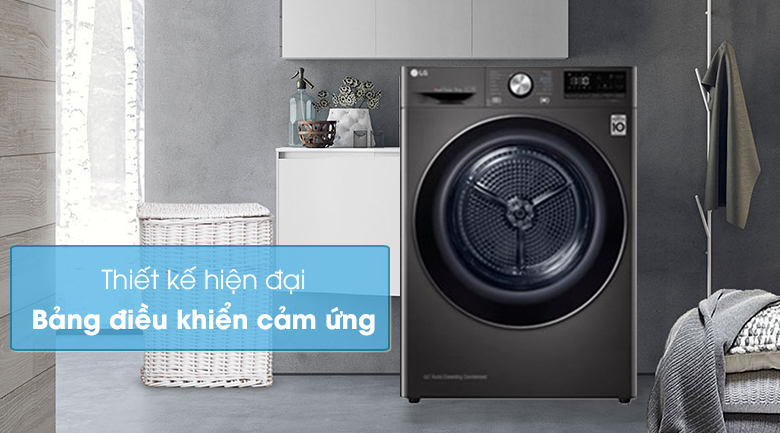 Máy sấy bơm nhiệt LG 9 Kg DVHP09B 7 Máy sấy LG DVHP09B- thiết kế hiện đại, cao cấp, sang trọng.