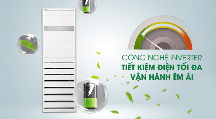 Điều hòa tủ đứng Inverter LG ZPNQ48LT3A0 - Công nghệ Smart inverter