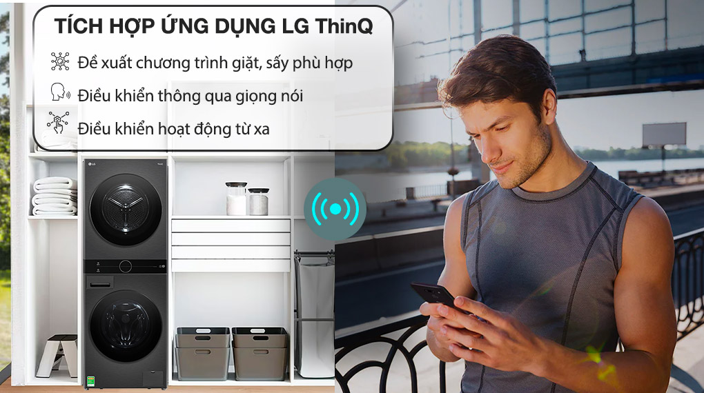 Tích hợp ứng dụng LG thinQ