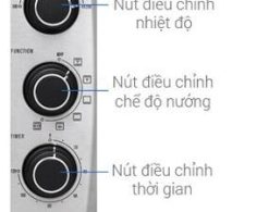 4. Bảng điều khiển nút vặn dễ dàng sử dụng.