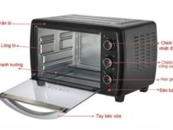 3. Bảng điều khiển cơ - Công suất nướng cực lớn.