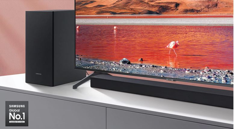 Loa thanh SamSung HW-T420 Thiết kế dạng hình khối, chắc chắn