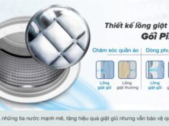 Tổng quan thiết kế máy giặt Aqua AQD - DD1102G.BK 
