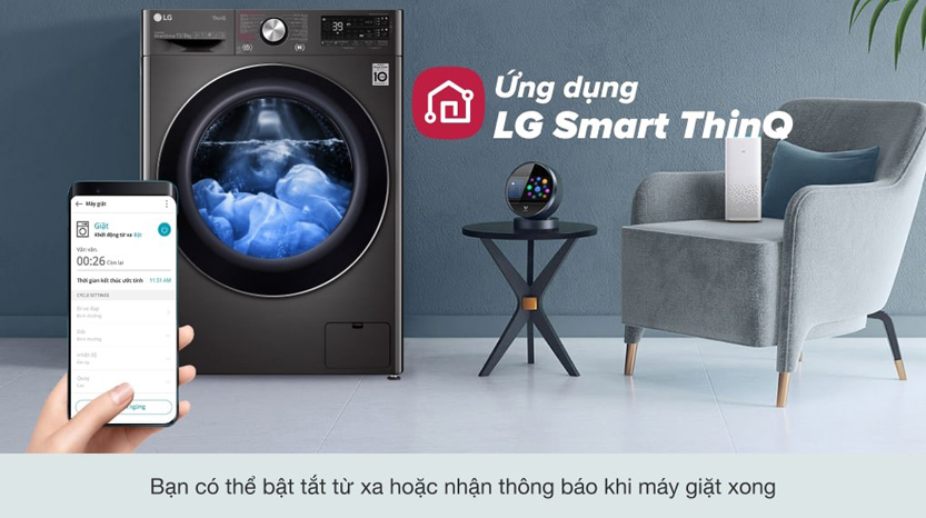 Máy giặt LG FV1412S3BA 12 kg Inverter - Lồng ngang