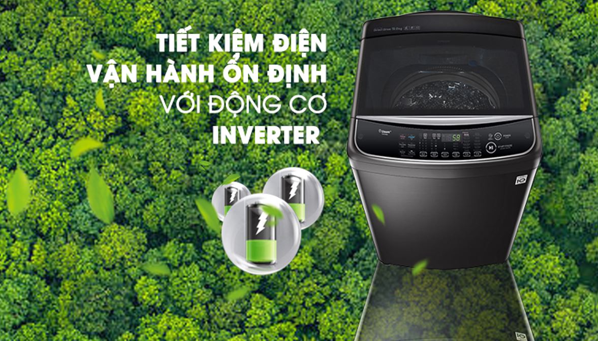 Máy giặt LG TV2514DV3B  sử dụng công nghệ Inverter